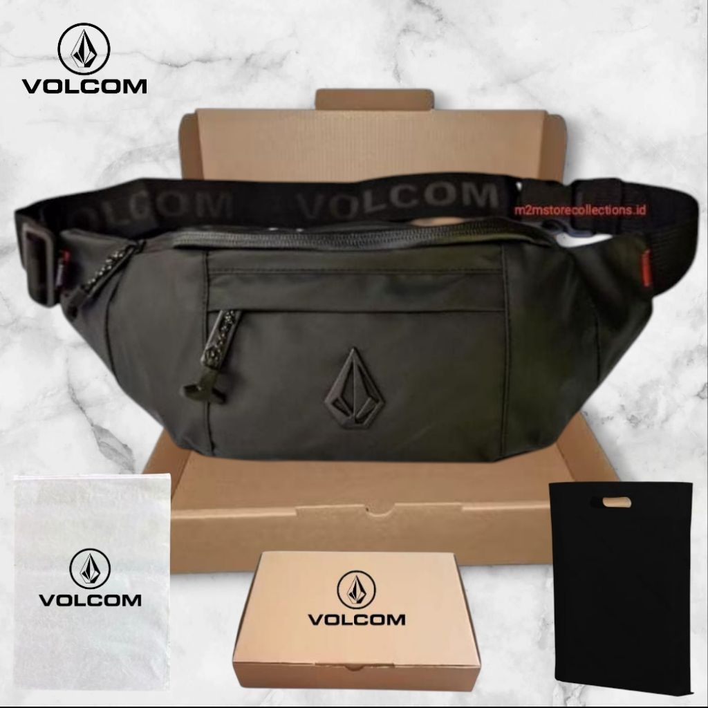 Volcom Waterproof Waistbag Volcom Tas Volcom Tas Selempang Volcom Tas Pinggang Volcom Logo Besi