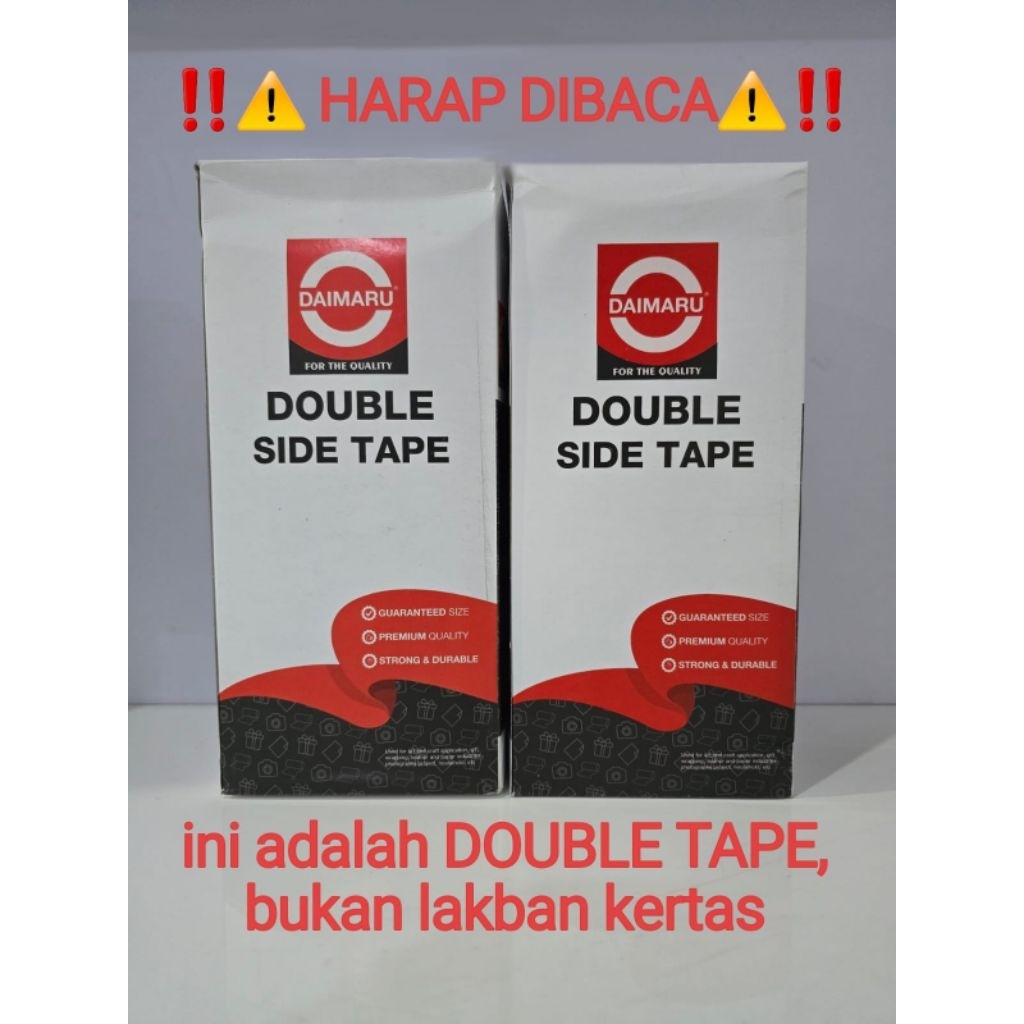 

Double tape daimaru 1inch 24mm x 12yard (SATUAN)