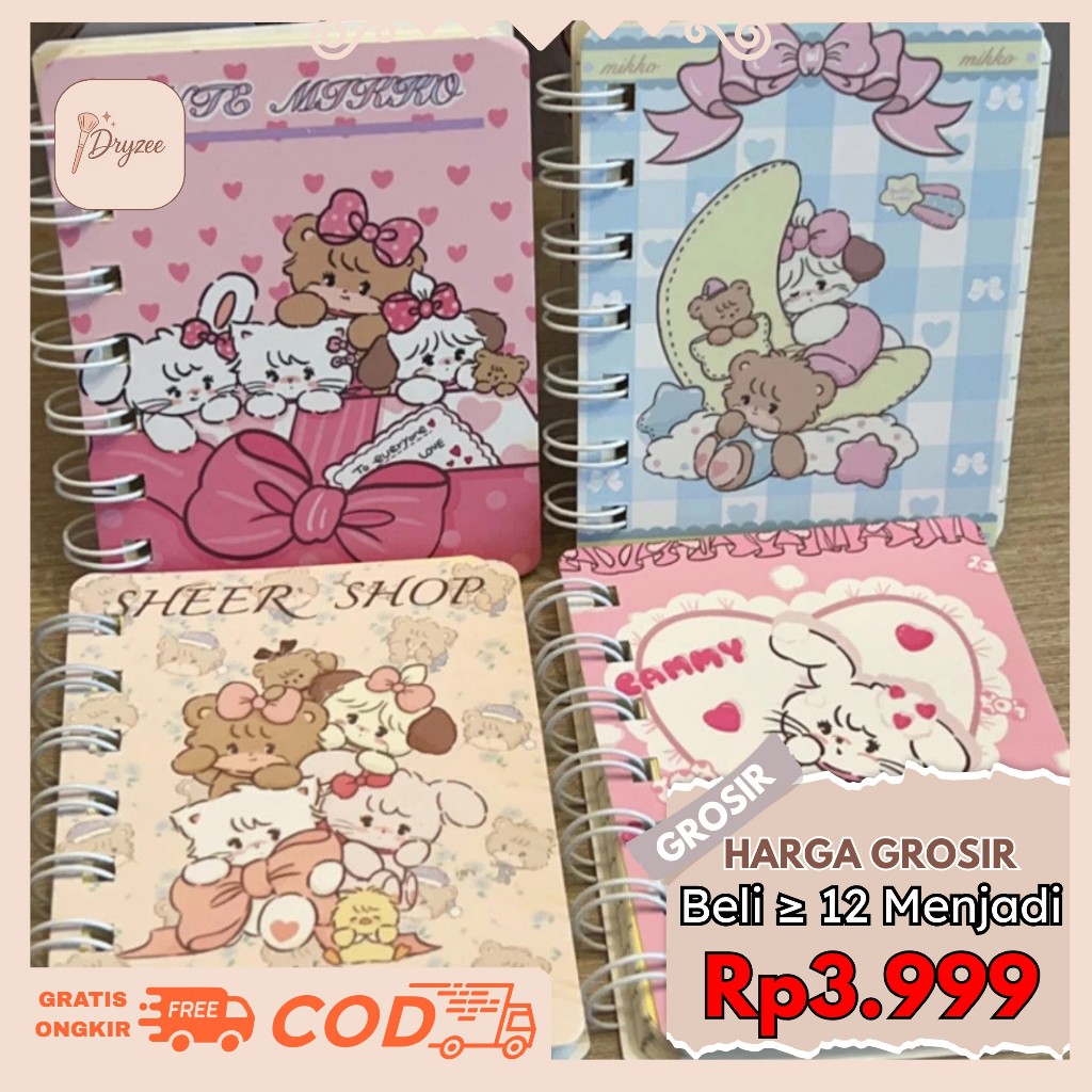 

Notebook A7 Ring 80 Lembar Motif Kartun Lucu