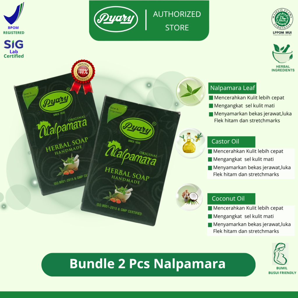 [Paket Hemat 2 PCS] NALPAMARA Sabun Pyary Nalpamara BPOM Distributor Resmi PyaryID