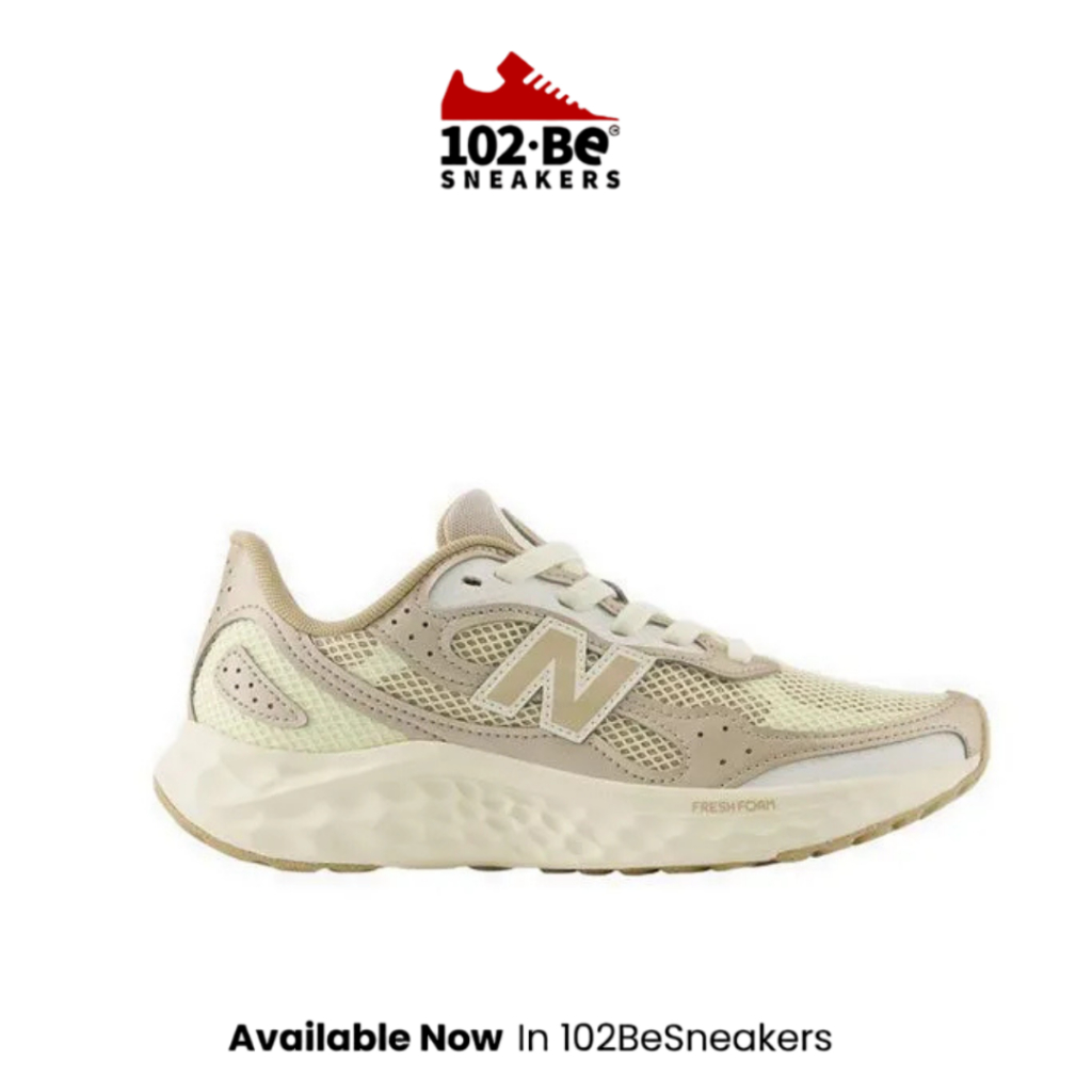 Sepatu NB Fresh Foam Arishi v4 Women's Running Shoes - Beige Original