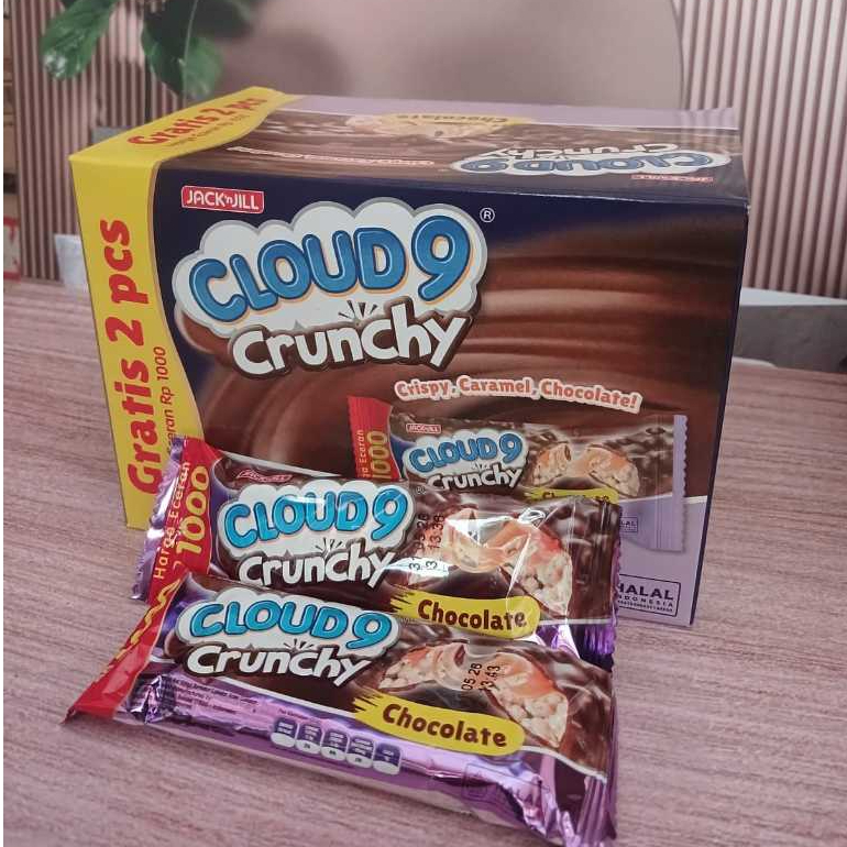 

Cloud9 Crunchy Coklat 1000an isi 24 gratis 2