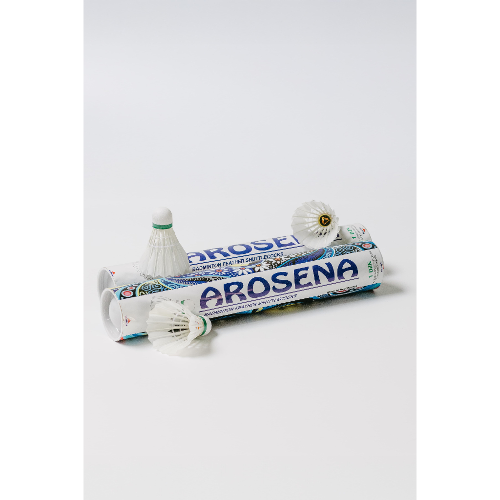 COCK KOK SHUTTLECOCK SINAR MUTIARA AROSENA AERO BATIK ORIGINAL STANDART PBSI MADE IN TEGAL ISI 12 / 