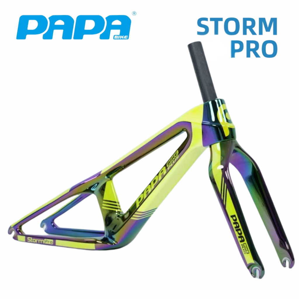 Papabike Storm Pro Frame Sepeda Anak Pushbike Balance Bike Carbon