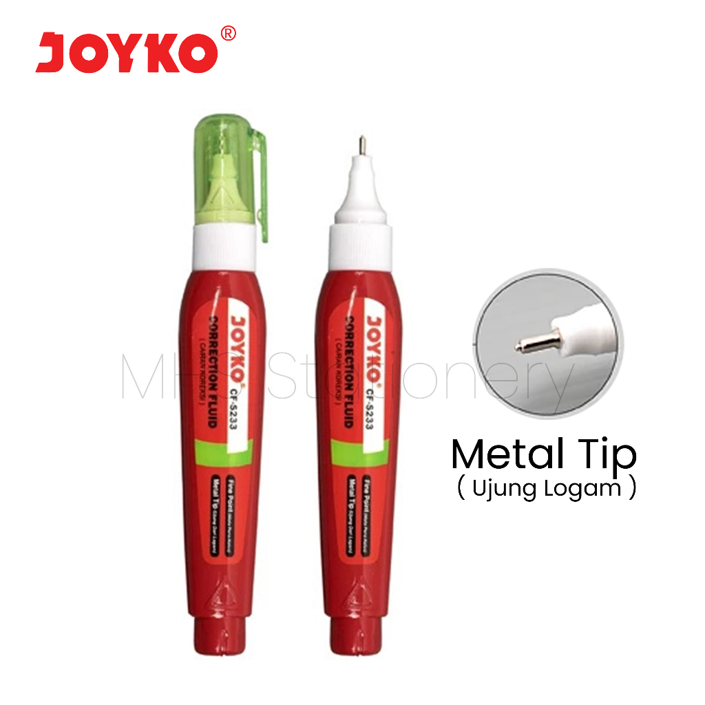 

Joyko CF-S233 Correction Fluid Cairan Koreksi Penghapus Cair