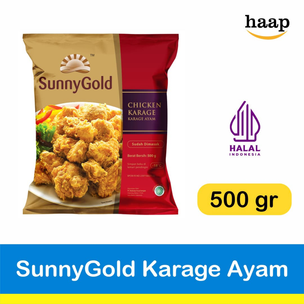 

Sunny Gold Chicken Karage 500gr
