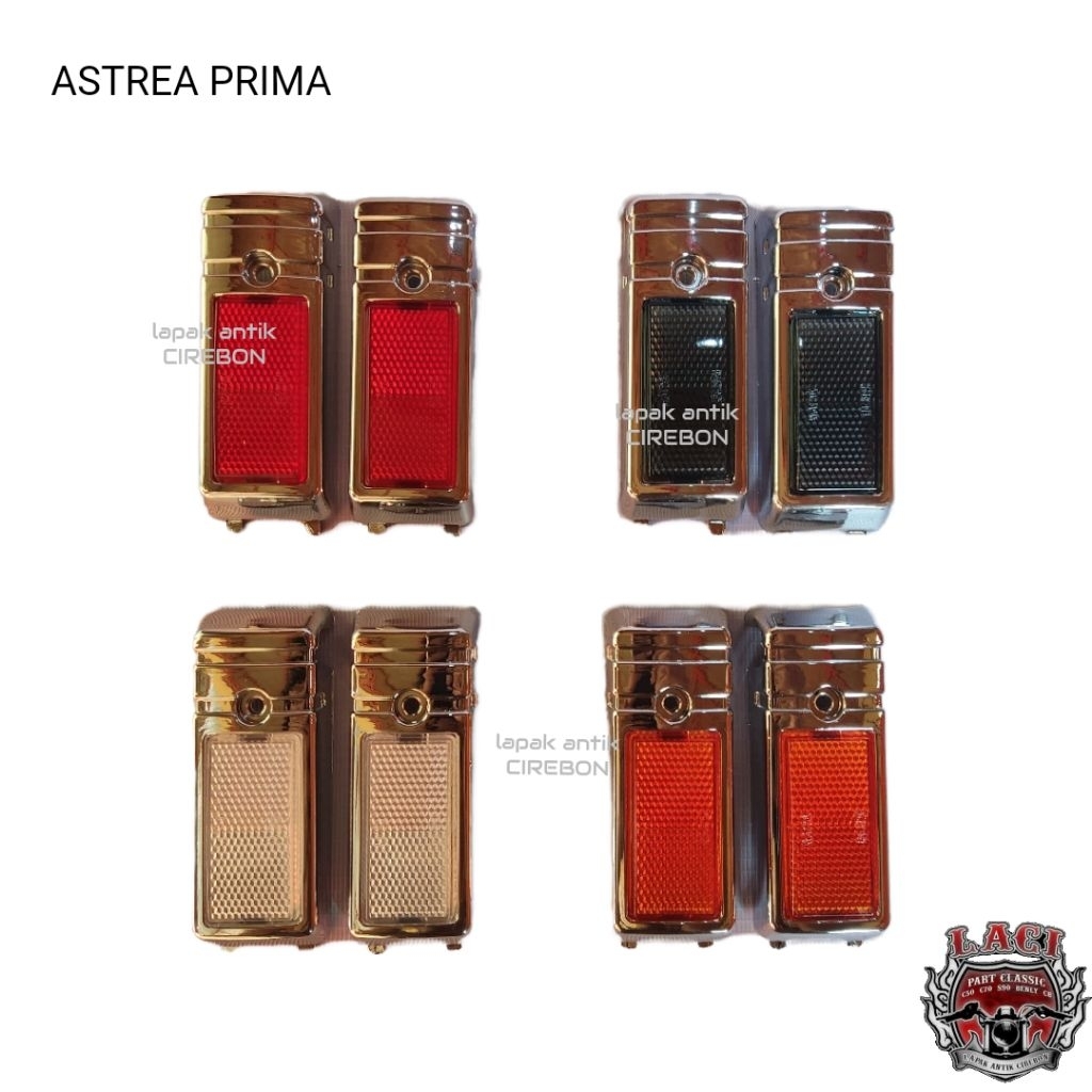 Mata Kucing Tutup Fork Sokbeker Spakbor Depan Astrea Prima KROM & HITAM