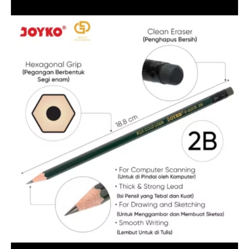 

Pensil 2B Joyko