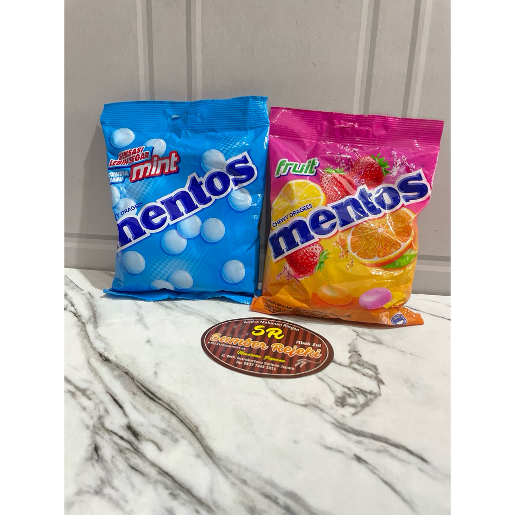 

PERMEN MENTOS BERAT 135 GRAM