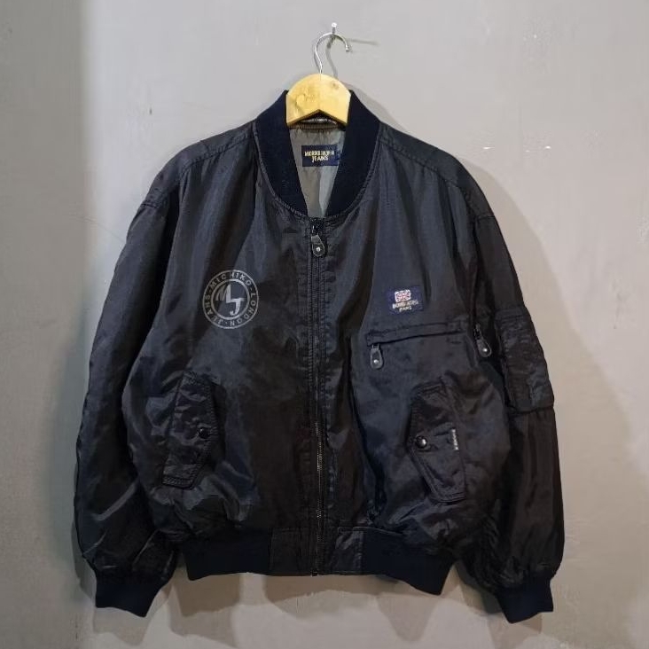 Michiko London Jeans Military Bomber Jacket