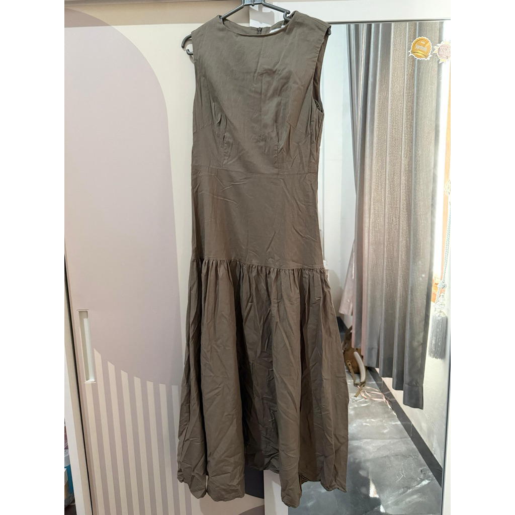 NEW - in Kano Sleeveless Dress Korea Wanita Katun