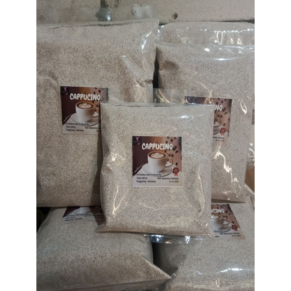 

TERLARIS - Bubuk Minuman Cappucino Cincau Kiloan 1KG Promo Original Kualitas Premium Rasa Nikmat Aroma Harum Cocok Untuk Kopi Latte Dan Machiato