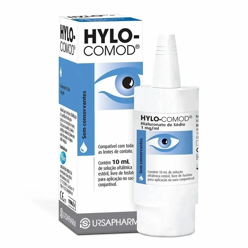 Hylo Comod Lubricating Eye Drops 10 mL - Obat Tetes Mata Kering
