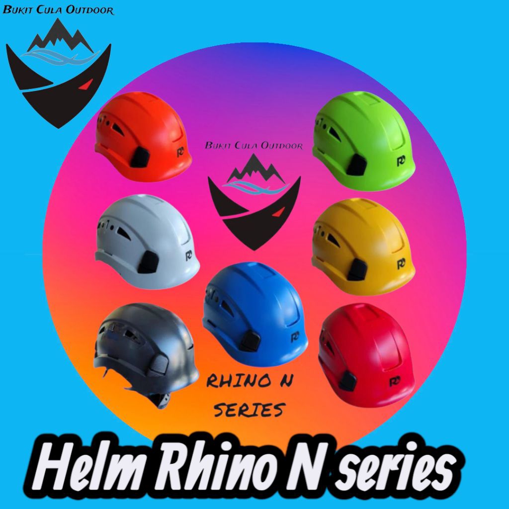 Helm Safety Climbing | Helm Panjat Tebing | kerja  standar Rhino N Series