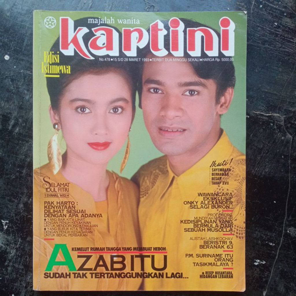 majalah Kartini edisi 478, Maret 1993 - edisi istimewa
