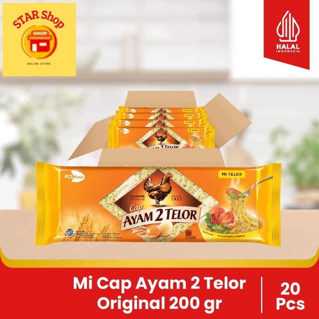 

Mi Cap Ayam 2 Telor - Original - 1 Karton - 20 Pcs- 200gr