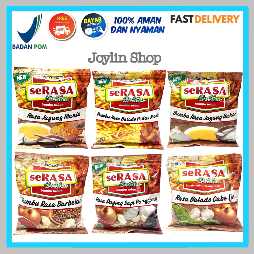 

Serasa Golden Bumbu Tabur 100 Gram