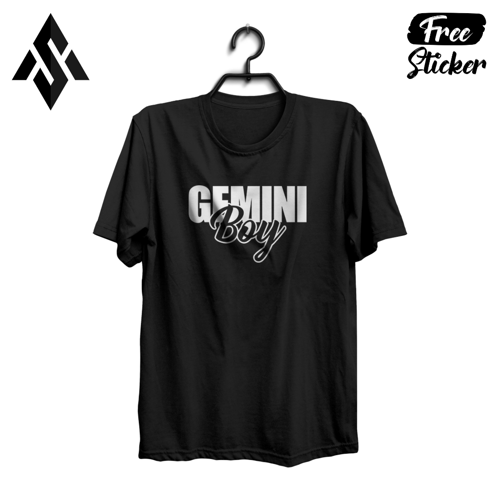 Kaos Gemini Boy-Kaos Pria Zodiak Horoskop Gemini-T Shirt Pria Zodiak Horoskop Gemini
