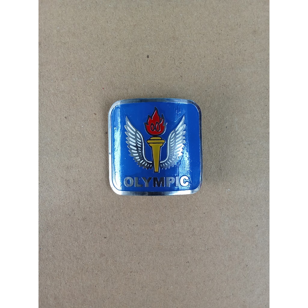 Emblem sepeda onthel OLYMPIC Blue