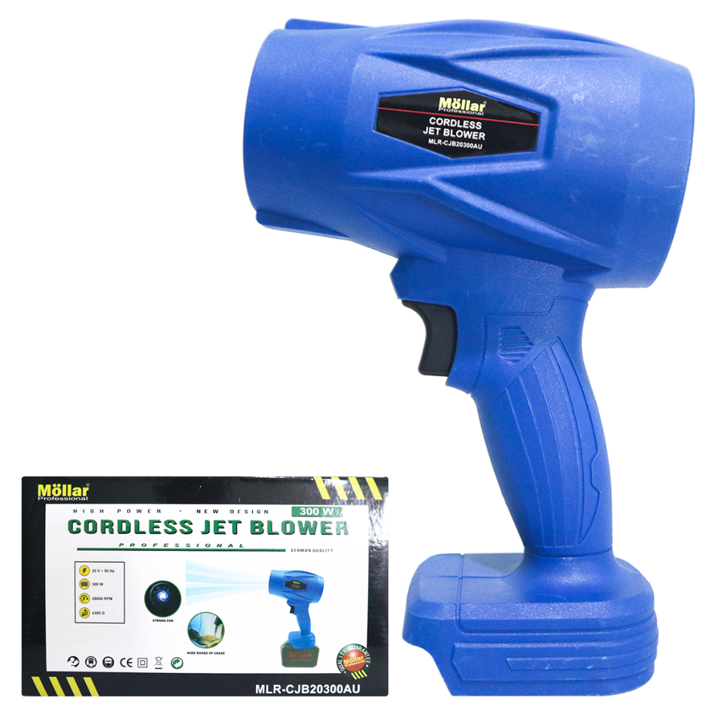 MOLLAR CJB20300-AU Cordless Jet Blower Baterai 20V Unit Only Mesin Tiup Debu Turbo Original