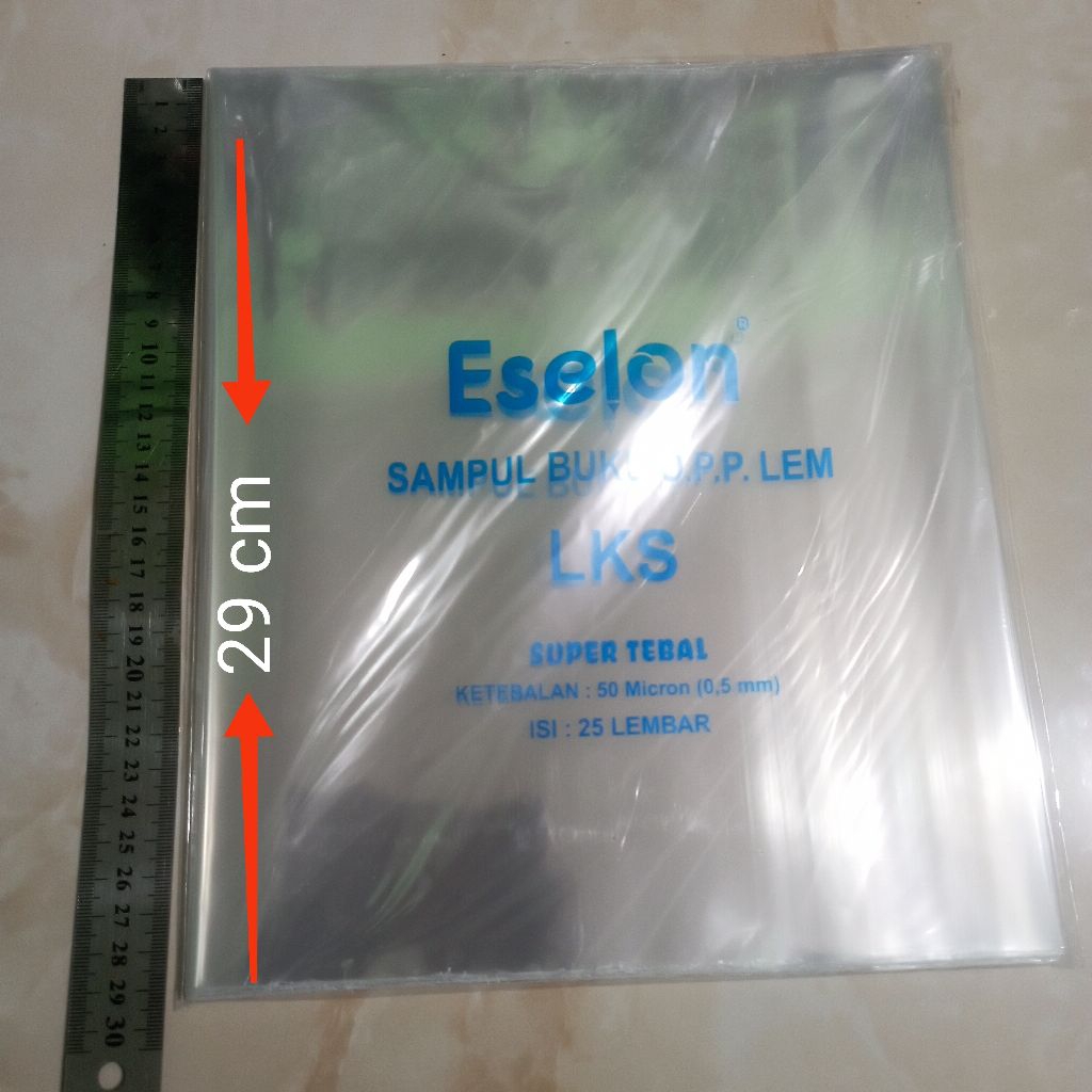

sampul opp plastik Eselon LKS 1 pak isi 25 sampul plastik Eselon