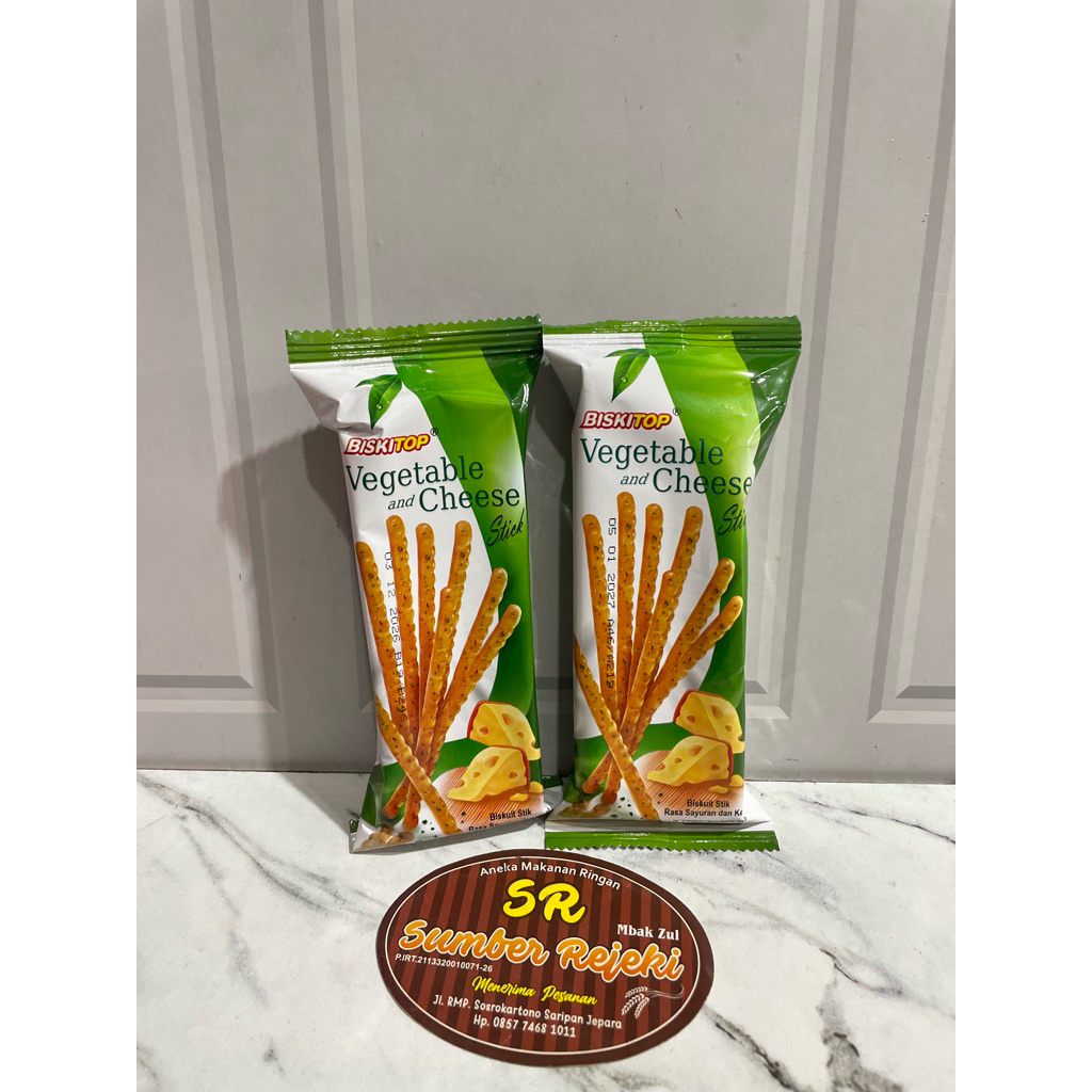 

BISKITOP VEGETABLE AND CHEESE STICK ISI 50 gram