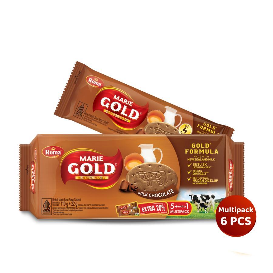

ROMA Marie Gold Biscuit Coklat 132 Gr