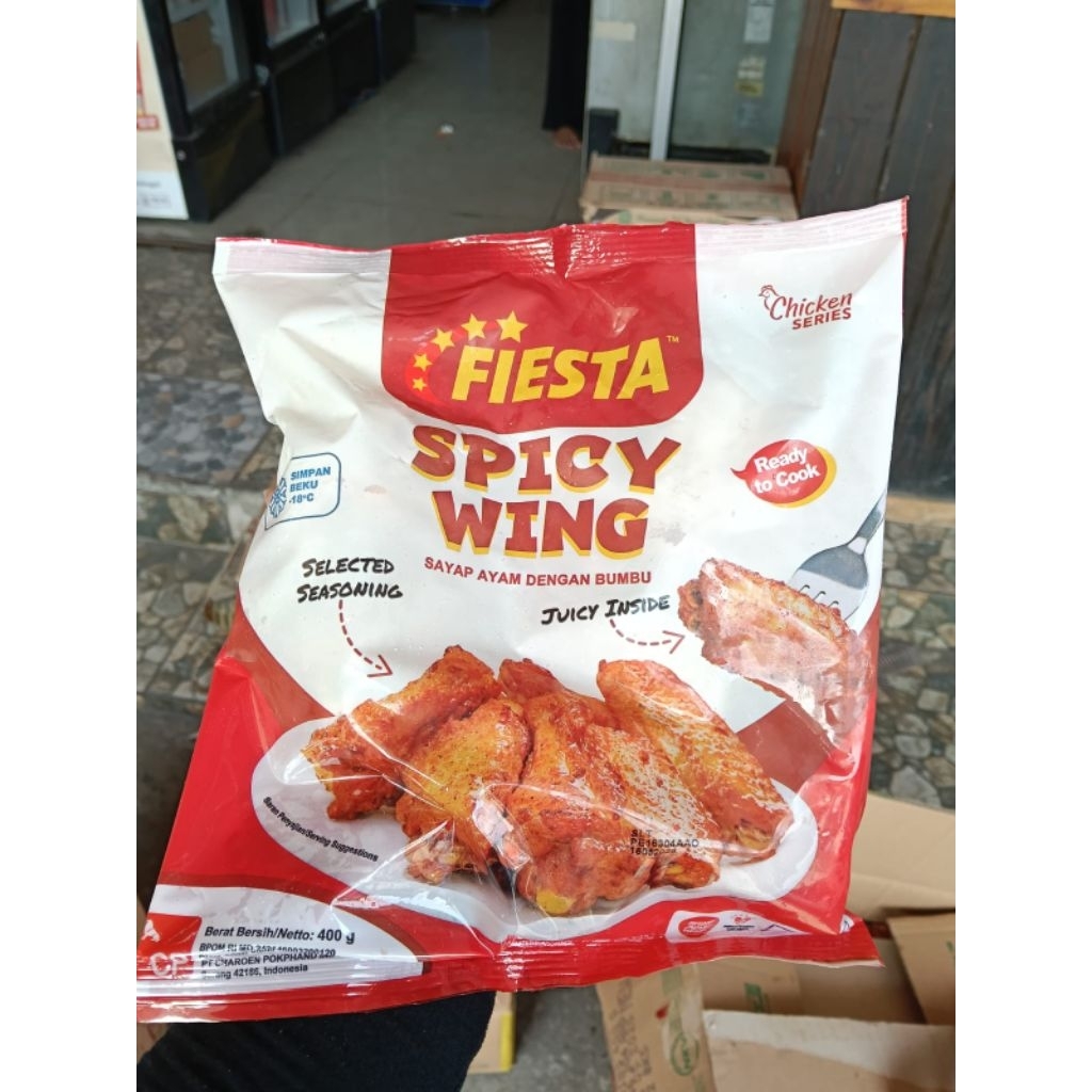 

FIESTA SPICY WING / SAYAP AYAM DENGAN BUMBU 400GR