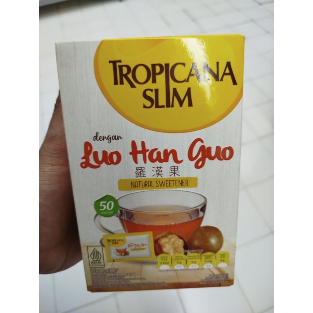 

TROPICANA SLIM SWTNR LOUHANGUO 50X2GR/PCS