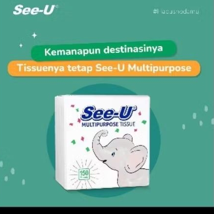 Tisu kotak Pop Up See-U 150 Sheets