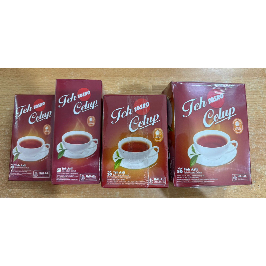 

TEH SOSRO CELUP ISI 15/25/30/50/100