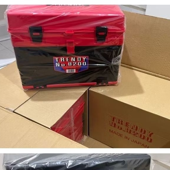 BOX TRENDY 8200 FOR TAMIYA ORIGINAL JAPAN PANCING HITAM MERAH