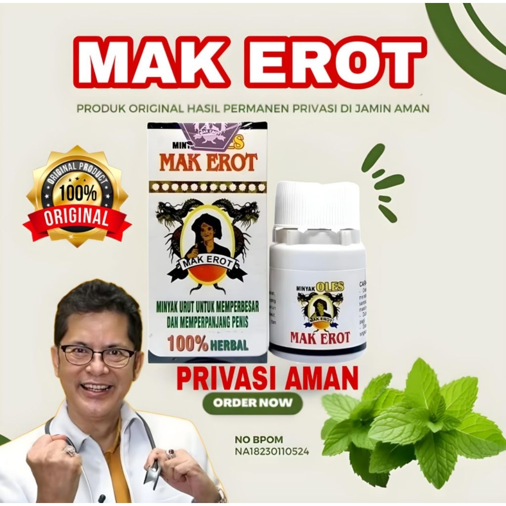 (Mak Erot )Obat kuat pria tahan lama oles alat Pembesar Kelamin Laki laki_obat kuat Herbal
