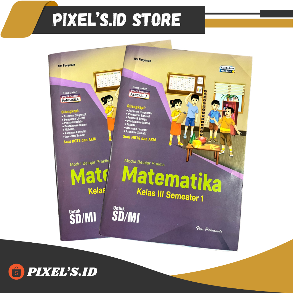 Buku LKS Kelas 3 SD/MI Matematika Kurikulum Merdeka