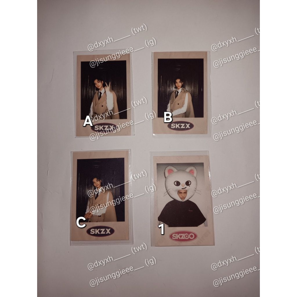 [BACA DESKRIPSI] PHOTOCARD POLA STRAYKIDS HYUNJIN HAN FELIX SKZ FANMEET SKZOO