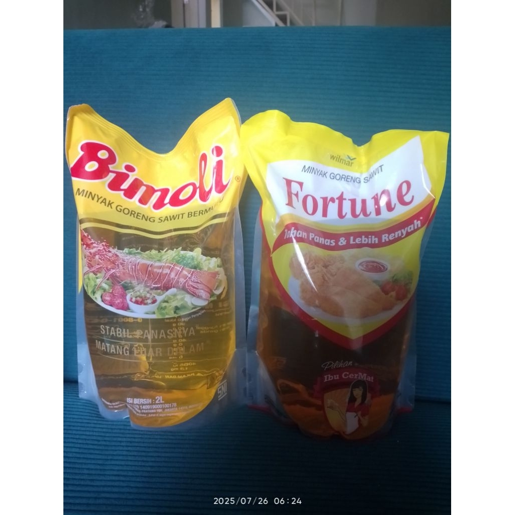 

MINYAK GORENG BIMOLI FORTUNE 2 LITER POUCH