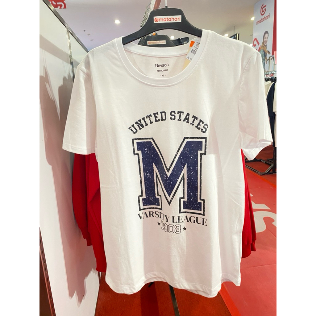 Nevada Tshirt kaos wanita lengan pendek size S-XL