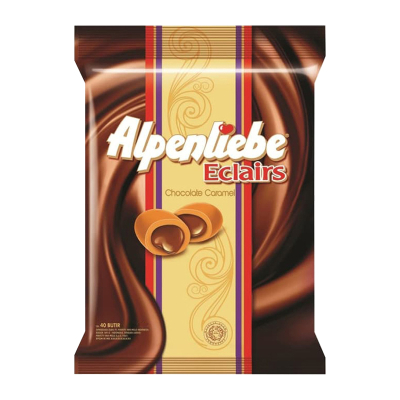 

Alpenliebe Eclairs Permen Cokelat Karamel 126 g