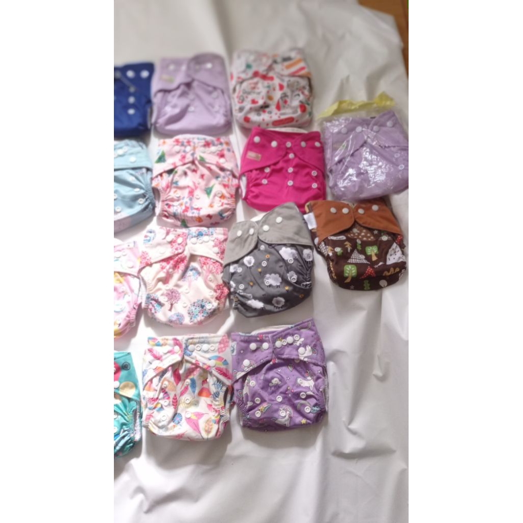 GRATIS Clodi BARU BABY LEON/QIANQUHUI/LITTLE HIPPO, preloved like new, clodi bekas, clodi second