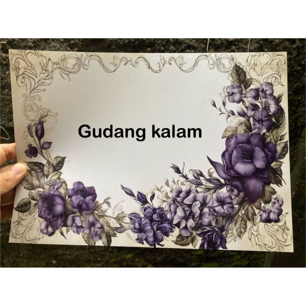 

KERTAS ART PAPER MOTIF, UNTUK MENULIS KALIGRAFI, NAMA DLL