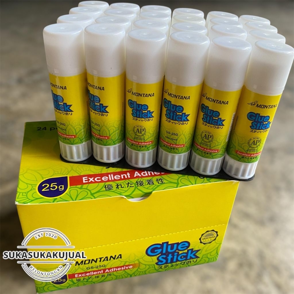 

(ECER)Lem glue stik MONTANA 25GR BESAR NON TOXIC 1pcs