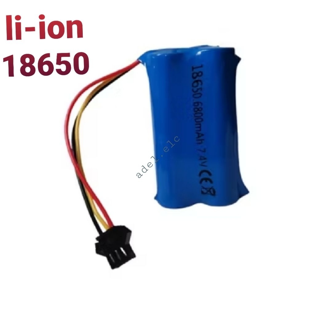 batrai mainan/Batrai speaker BT/batrai Mix Bt/Batrai mobilan RC type lithium 18650 7,4volt 6800mah