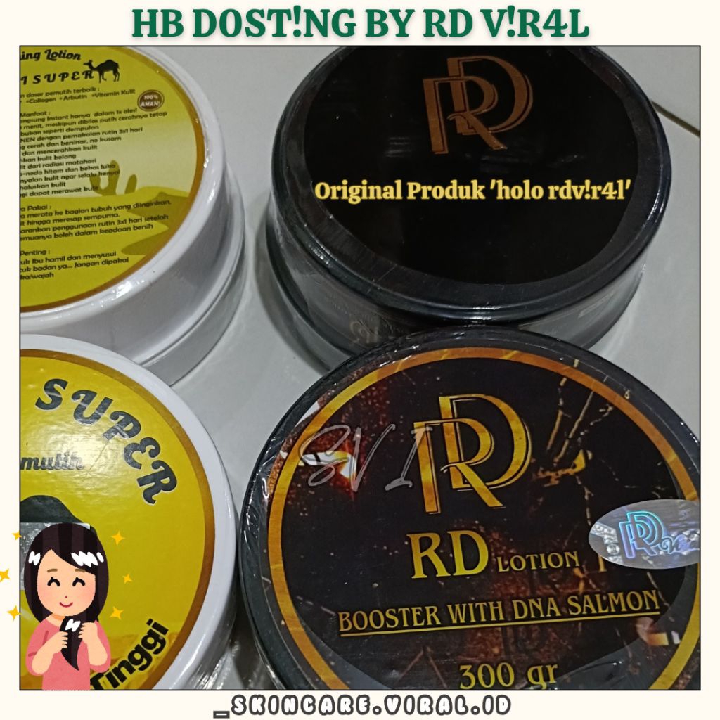 HB Whitening Dosting by RD VIRAL HB Pemutih