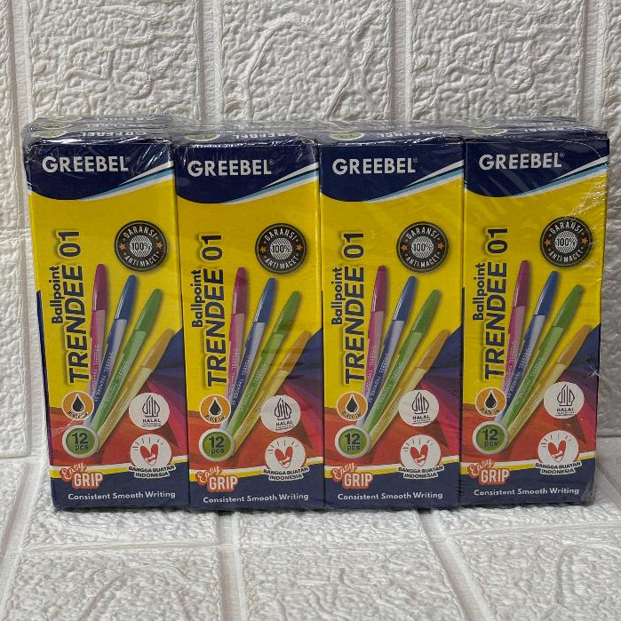 

Pena Trendee 01 GREEBEL1 Kotak Isi 12 Pcs (Pena Lilin)