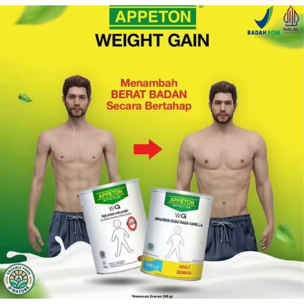 

susu penggemuk badan apeeton/promilkcow penggemuk badan - susu penambah berat badan - penggemuk badan cepat.