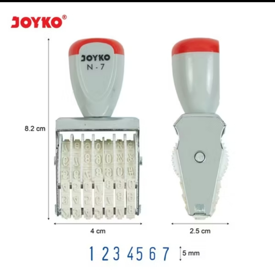 

Stempel Angka Joyko 7 Digits - Number Stamp - Nomor N-7