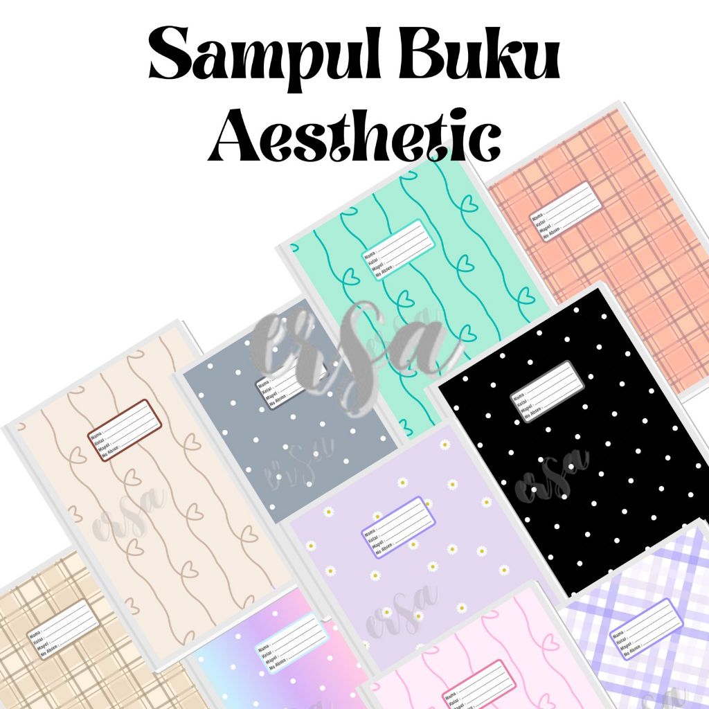 

1 LEMBAR SAMPUL BUKU TULIS AESTHETIC UKURAN BUKU SIDU DAN BIGBOSS