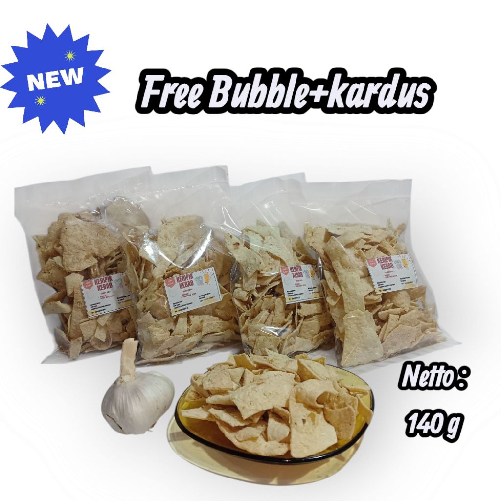 

HnM Snack Keripik Kebab Enak Renyah 140 gram