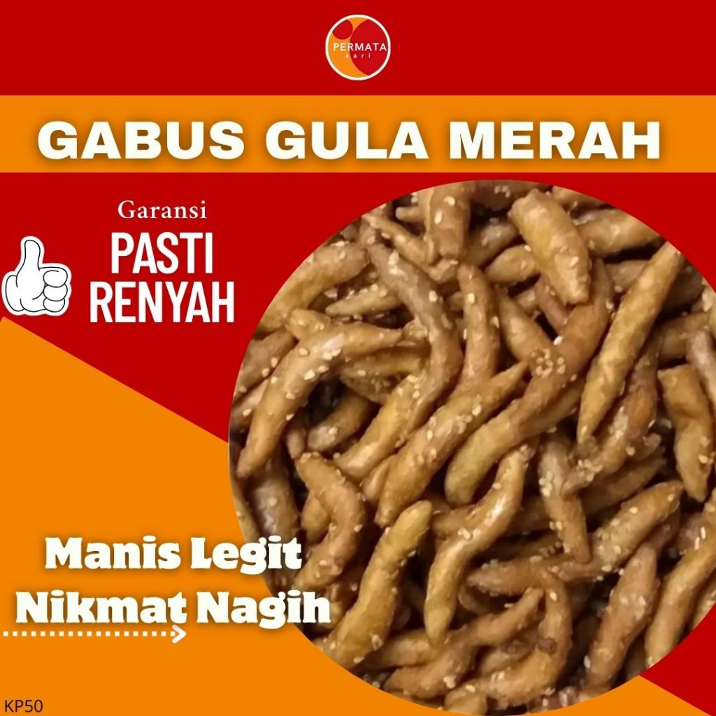 

Snack Gabus Gula Merah 100Gram±/Cemilan Gabus Gula/Snack Gabus Manis Tradisional