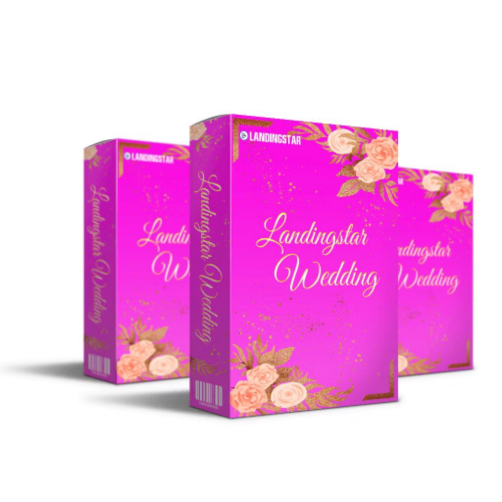 LANDING STAR WEDDING - 125 Template JSONWebsite Undangan Pernikahan Wordpress Elementor
